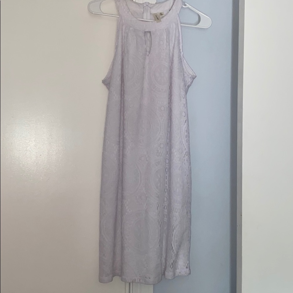 Eyelet embroidered dress